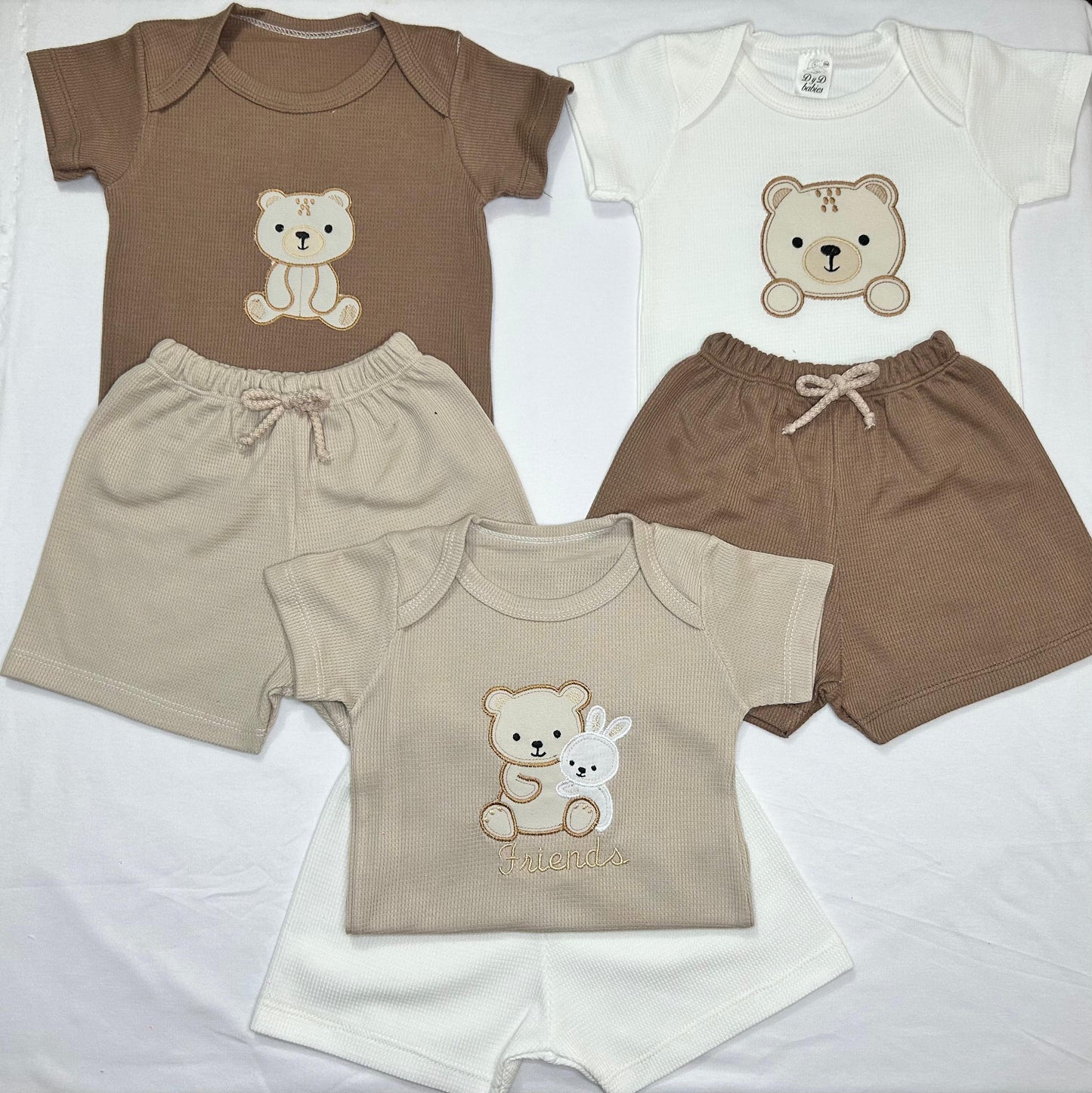CONJUNTO X3 SHORTS Y CAMISETA